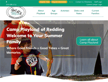 Tablet Screenshot of campplaylandofredding.com